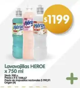 Supermercados Buenos Días Heroe lavavajillas oferta