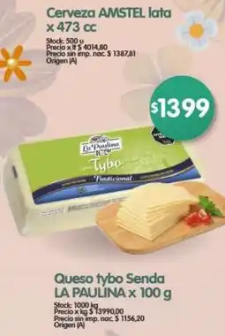 Supermercados Buenos Días La paulina queso tybo senda oferta