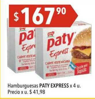Hergo Hamburguesas Paty Express oferta