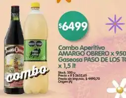 Supermercados Buenos Días Amargo obrero gaseosa paso de los toros oferta