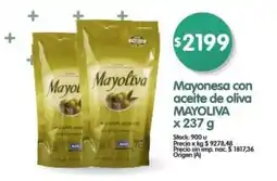Supermercados Buenos Días Mayoliva mayonesa con aceite de oliva oferta