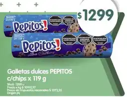 Supermercados Buenos Días Pepitos galletas dulces c/chips oferta