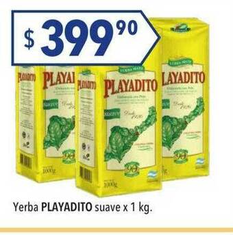 Hergo Yerba Playadito Suave oferta