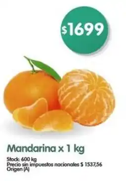 Supermercados Buenos Días Mandarina oferta
