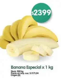 Supermercados Buenos Días Banana Especial oferta