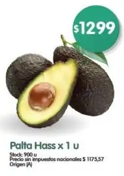 Supermercados Buenos Días Palta Hass oferta