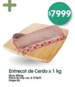 Supermercados Buenos Días Entrecot de Cerdo oferta
