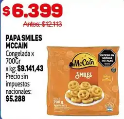 Makro McCain papa smiles oferta