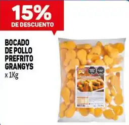 Makro Grangys bocado de pollo prefrito oferta