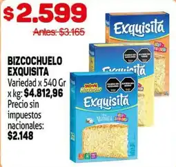Makro Exquisita bizcochuelo oferta