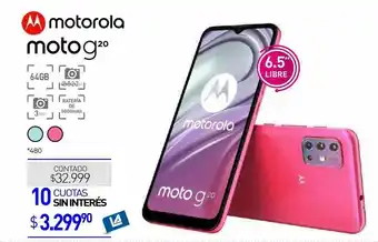 La Anonima Motorola Motog20 oferta