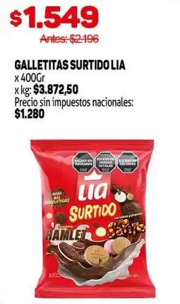 Makro Lia galletitas surtido oferta