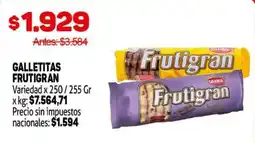 Makro Frutigran galletitas oferta