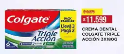 Makro Colgate crema dental triple acción oferta