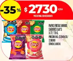 Supermercados DIA Lays papas fritas varios sabores oferta