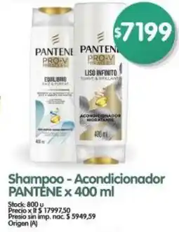 Supermercados Buenos Días Pantene shampoo - acondicionador oferta