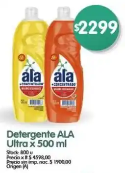 Supermercados Buenos Días Ala detergente ultra oferta
