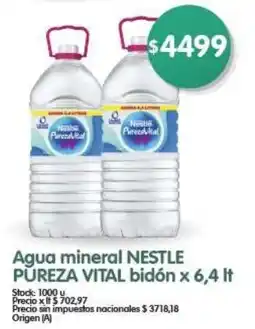 Supermercados Buenos Días Nestle agua mineral pureza vital oferta