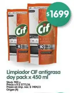 Supermercados Buenos Días Cif limpiador antigrasa oferta