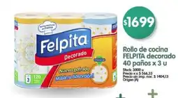 Supermercados Buenos Días Felpita rollo de cocina decorado oferta