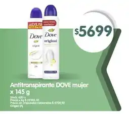 Supermercados Buenos Días Dove antitranspirante mujer oferta
