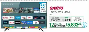 La Anonima Sanyo Led Tv 55 oferta