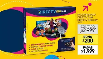 La Anonima Pack Prepago Directv 0.46 Directv 0.60 Hw oferta