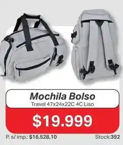 Ferniplast Mochila bolso travel 47x24x22c 4c liso oferta