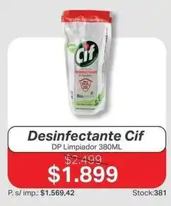 Ferniplast Cif - desinfectante oferta