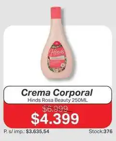Ferniplast Hinds - crema corporal oferta