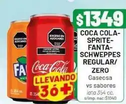 Almacor Coca cola - coca-cola, sprite, fanta, schweppes regular/zero oferta