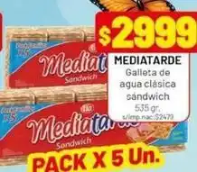 Almacor Galleta de agua clásica sandwich oferta