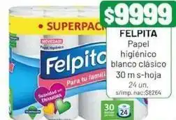 Almacor Felpita - papel higi uevo blanco cl uevo sico oferta
