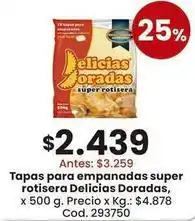 Coto Delicias doradas - tapas para empanadas super rotisera oferta