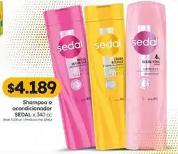 Cordiez Sedal - shampoo o acondicionador oferta