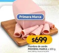 Cordiez Primera marca - fiambre de cerdo oferta