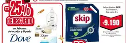 Cooperativa Obrera Dove - jabones de tocador y líquido oferta
