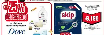 Dove - jabones de tocador y líquido
