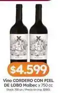 Cordiez Malbec - vino cordero con piel de lobo oferta