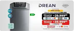 Cooperativa Obrera Drean - lavarropas carga superior oferta