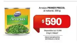 Cooperativa Obrera Primer precio - arvejas oferta