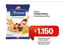 Cooperativa Obrera Primer - avena instantánea oferta