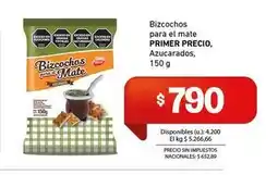 Cooperativa Obrera Primer - bizcochos para el mate azucarados oferta