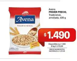 Cooperativa Obrera Primer - avena tradicional arrollada oferta