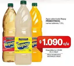 Cooperativa Obrera Napay - agua saborizada oferta