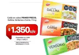 Cooperativa Obrera Primer precio - caldo en cubos oferta