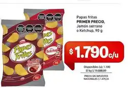 Cooperativa Obrera Primer precio - papas fritas oferta