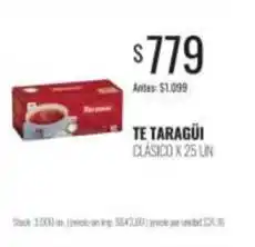 Supermercados Tadicor Te clásico oferta