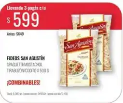 Supermercados Tadicor Fideos spaghetti/mostacol tirabuzon/codito oferta