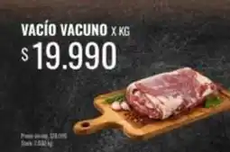 Supermercados Tadicor Vacío vacuno oferta